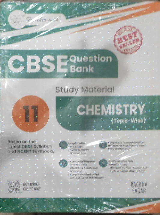 Together with CBSE Question Bank Class 11 Chemistry for 2025-26 Exam (Chapterwise & Topicwise)