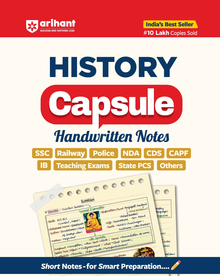 History Capsule Handwritten Notes | For SSC, Railway, Police, CDS, CAPF and other Competitive Exam