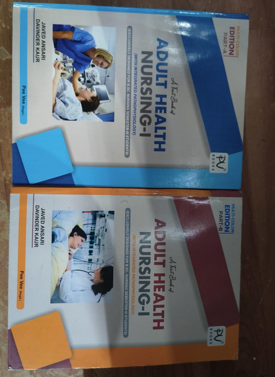 A Text Book of Adult Health Nursing-I (Part-A+B) with Integrated Pathophysiology