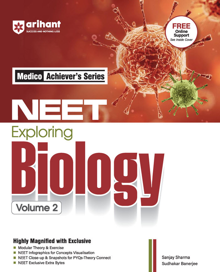 NEET Exploring (Objective ) Biology-Vol. 2 Medico Achiever's Series I Revised & Magnified Edition 2026 | By Sanjay Sharma & Sudhakar Banerjee | Arihant
