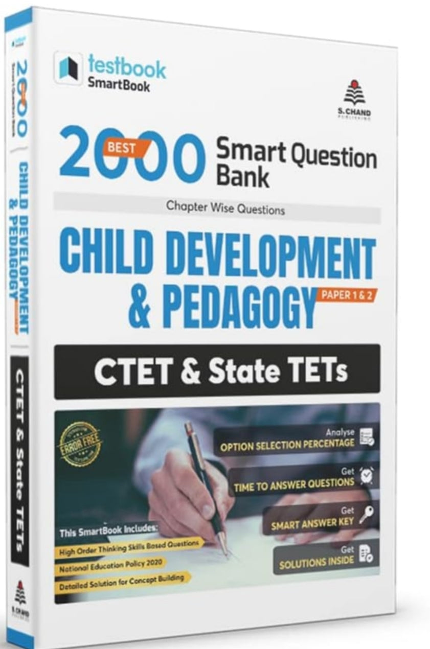 CTET- Best 2000 Smart Question Bank Child Development and Pedagogy | Paper I and II Paperback, (Testbook)
