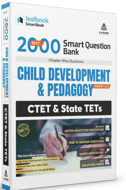 CTET- Best 2000 Smart Question Bank Child Development and Pedagogy | Paper I and II Paperback, (Testbook)