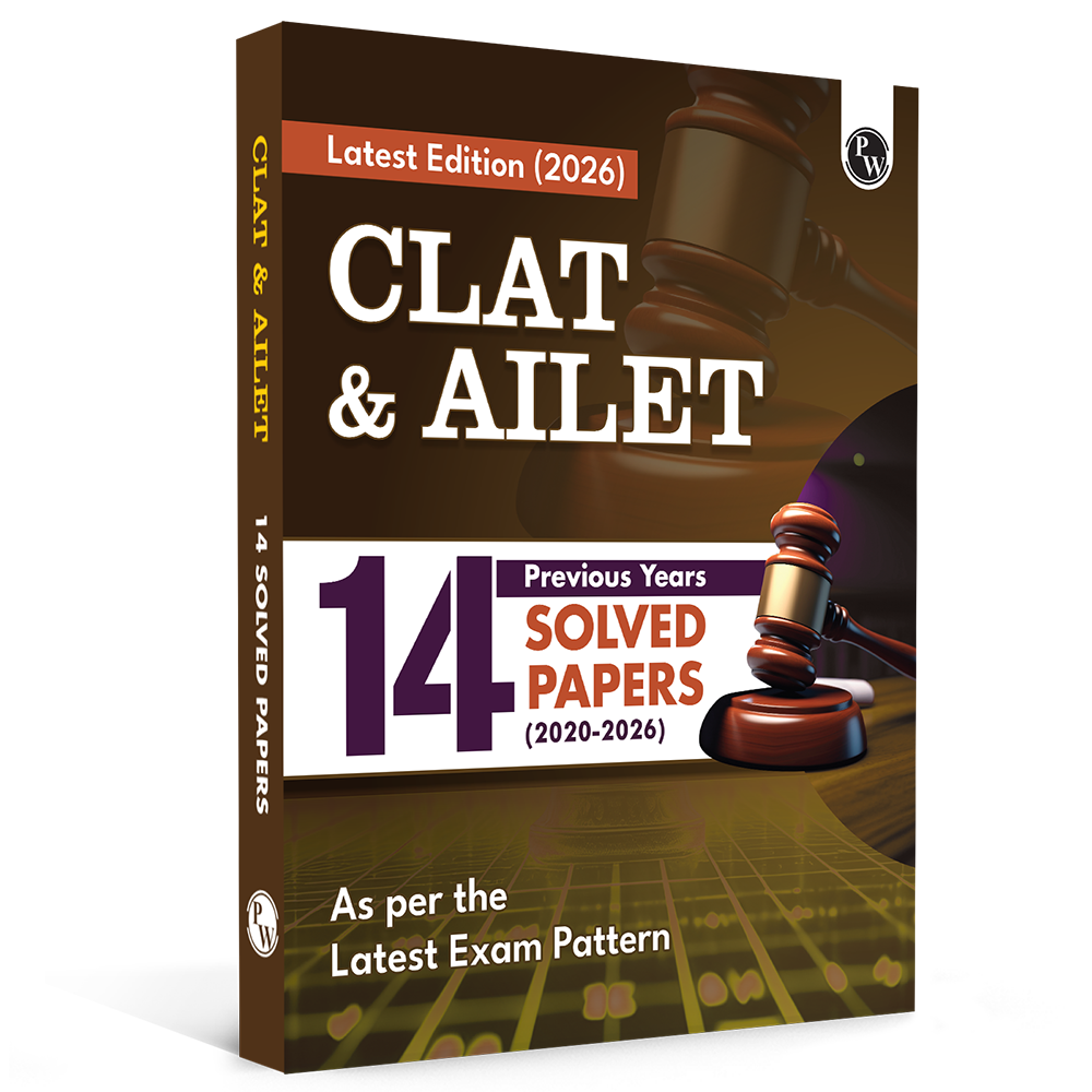 CLAT & AILET 14 Previous Years Solved Papers (2020-2026) Yearwise with Detailed Explanation For 2027 Exam
By PW