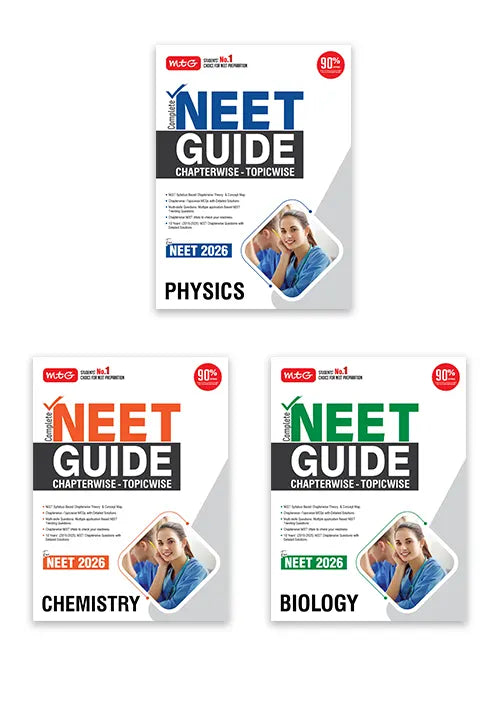Complete NEET Guide Combo-Phy, Chem, Bio For 2026 Exam