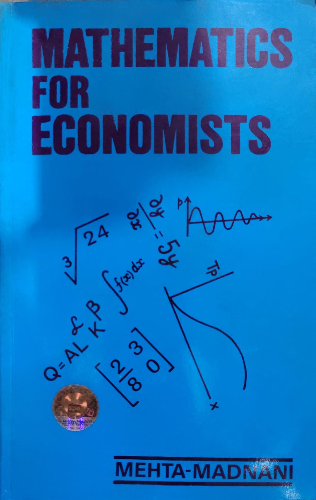 Mathematics for Economists - Mehta | Madnani