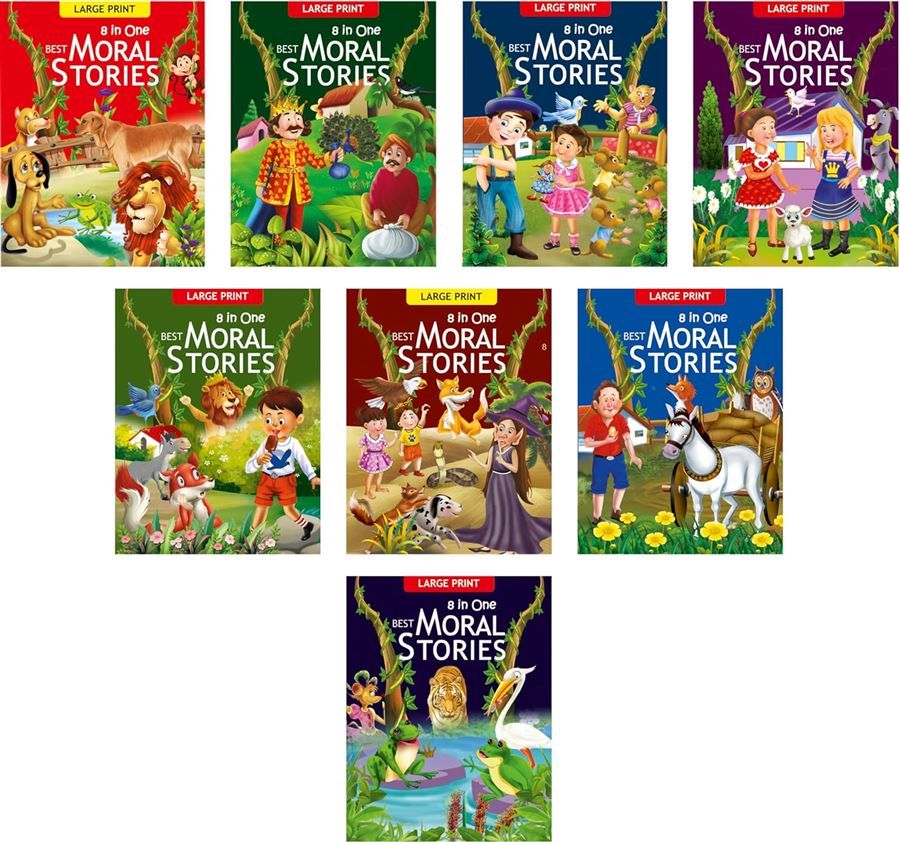 8 IN 1 ANIMAL STORIES(MD BOOKS) AUTHOR:JUNIOR (NOVEL)
