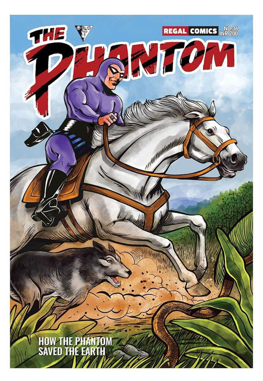 The Phantom No. 36 - "How the Phantom Saved the Earth" Publisher: Regal Comics (NOVEL)