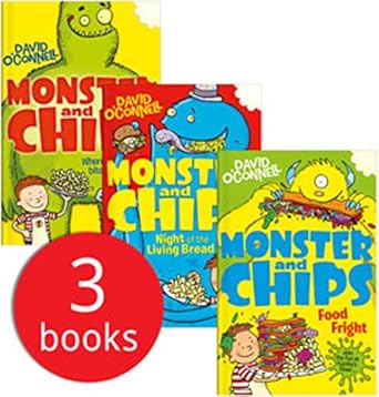 Monster and Chips 3-Book Collection Author: David O'Connell (NOVEL)