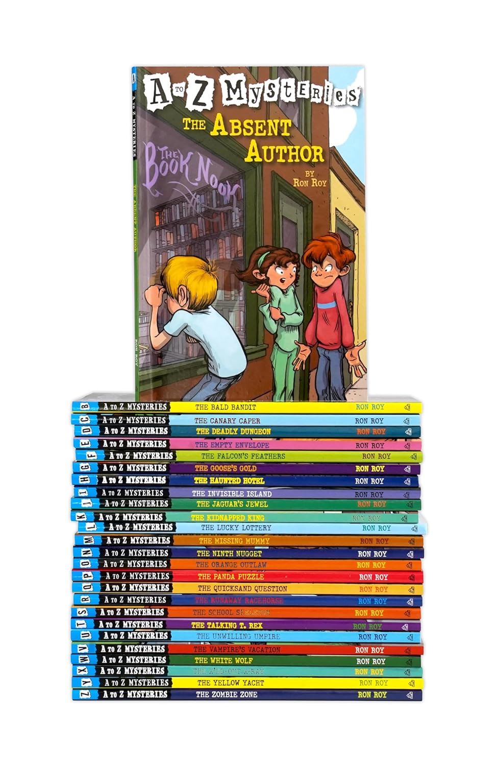A to Z Mysteries: 26 Book Set      Author: Ron Roy (NOVEL)