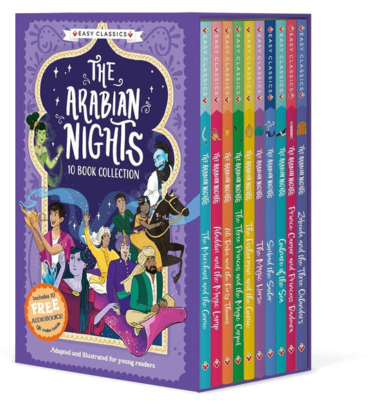 The Arabian Nights: 10 Book Collection Adapter: Sweet Cherry Publishing(NOVEL)